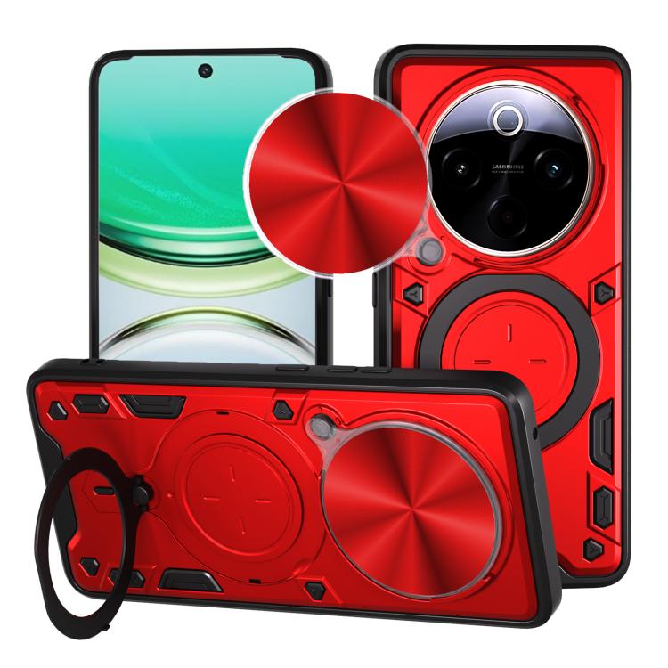 CD Texture Sliding Camshield Magnetic Holder Phone Case