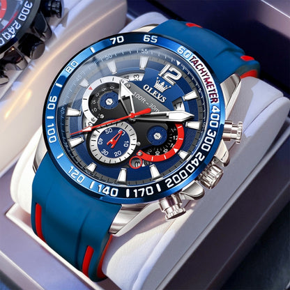 OLEVS 9936 Montre à quartz multifonctionnelle sport étanche pour homme