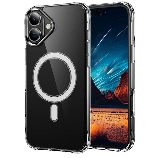 Four Corner Airbags MagSafe Magnetic Phone Case, For iPhone 18, For iPhone 18 Pro, For iPhone 18 Pro Max, For iPhone 17e / 16e, For iPhone 16 Pro Max, For iPhone 16 Pro, For iPhone 16 Plus, For iPhone 16, For iPhone 15 Pro Max, For iPhone 15 Pro