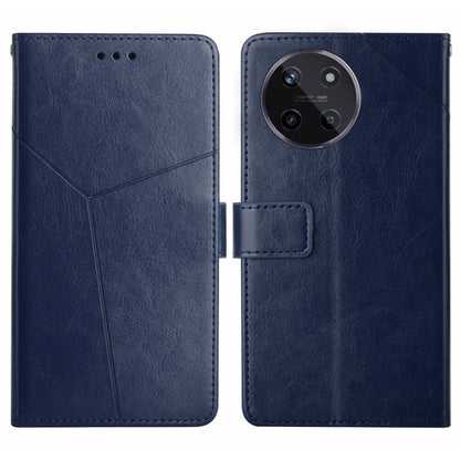 HT01 Y-shaped Pattern Flip Leather Phone Case, For Realme 12 Pro/12 Pro+ Global, For Realme C67 4G, For Realme 11 5G Global, For Realme C53, For Realme 11 4G Global, For Realme C65 4G