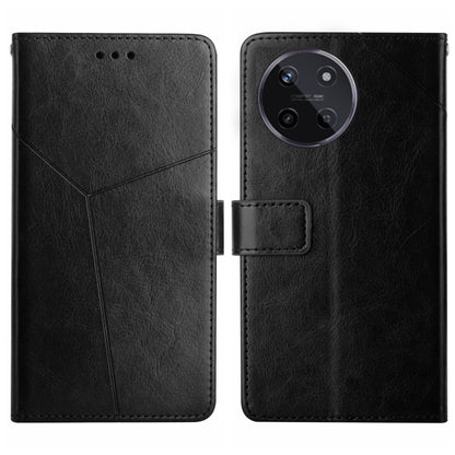 HT01 Y-shaped Pattern Flip Leather Phone Case, For Realme 12 Pro/12 Pro+ Global, For Realme C67 4G, For Realme 11 5G Global, For Realme C53, For Realme 11 4G Global, For Realme C65 4G