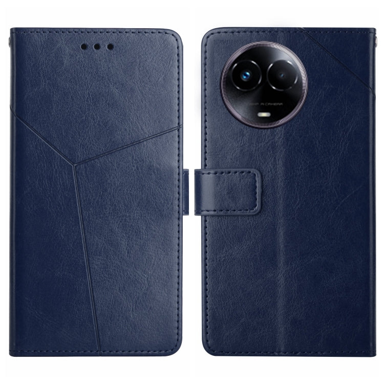 HT01 Y-shaped Pattern Flip Leather Phone Case, For Realme 12 Pro/12 Pro+ Global, For Realme C67 4G, For Realme 11 5G Global, For Realme C53, For Realme 11 4G Global, For Realme C65 4G