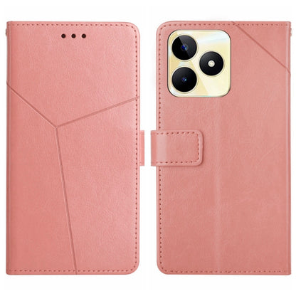 HT01 Y-shaped Pattern Flip Leather Phone Case, For Realme 12 Pro/12 Pro+ Global, For Realme C67 4G, For Realme 11 5G Global, For Realme C53, For Realme 11 4G Global, For Realme C65 4G
