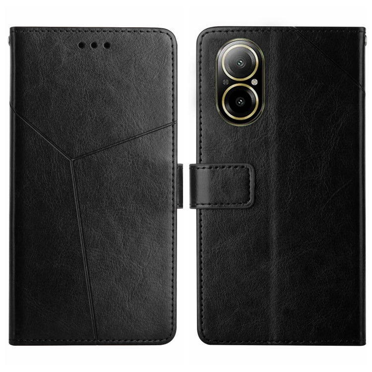 HT01 Y-shaped Pattern Flip Leather Phone Case, For Realme 12 Pro/12 Pro+ Global, For Realme C67 4G, For Realme 11 5G Global, For Realme C53, For Realme 11 4G Global, For Realme C65 4G