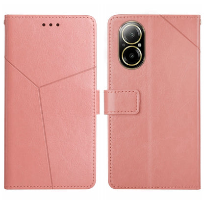 HT01 Y-shaped Pattern Flip Leather Phone Case, For Realme 12 Pro/12 Pro+ Global, For Realme C67 4G, For Realme 11 5G Global, For Realme C53, For Realme 11 4G Global, For Realme C65 4G