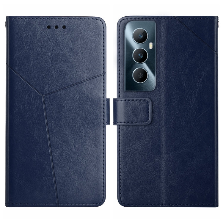 HT01 Y-shaped Pattern Flip Leather Phone Case, For Realme 12 Pro/12 Pro+ Global, For Realme C67 4G, For Realme 11 5G Global, For Realme C53, For Realme 11 4G Global, For Realme C65 4G