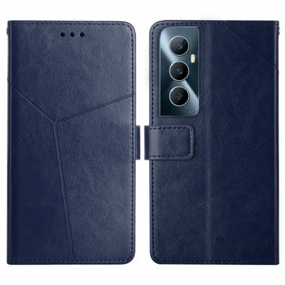 HT01 Y-shaped Pattern Flip Leather Phone Case, For Realme 12 Pro/12 Pro+ Global, For Realme C67 4G, For Realme 11 5G Global, For Realme C53, For Realme 11 4G Global, For Realme C65 4G