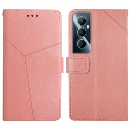 HT01 Y-shaped Pattern Flip Leather Phone Case, For Realme 12 Pro/12 Pro+ Global, For Realme C67 4G, For Realme 11 5G Global, For Realme C53, For Realme 11 4G Global, For Realme C65 4G