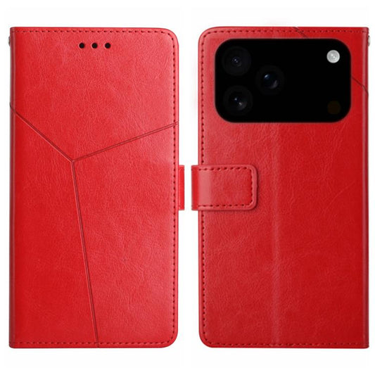 HT01 Y-shaped Pattern Flip Leather Phone Case, For iPhone 17 Pro Max, For iPhone 17 Pro, For iPhone 17, For iPhone Air, For iPhone SE 2024, For iPhone 16 Pro Max, For iPhone 16 Pro, For iPhone 16 Plus, For iPhone 16, For iPhone 15 Pro Max
