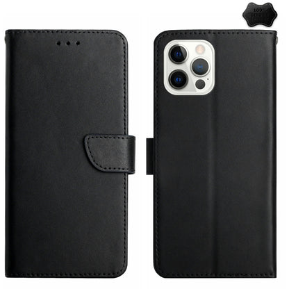 Genuine Leather Fingerprint-proof Flip Phone Case, For iPhone 17e / 16e, For iPhone 16 Pro Max, For iPhone 16 Pro, For iPhone 16 Plus, For iPhone 16, For iPhone 15 Pro Max, For iPhone 15 Pro, For iPhone 15 Plus, For iPhone 15
