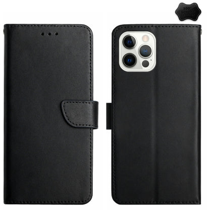 Genuine Leather Fingerprint-proof Flip Phone Case, For iPhone 17e / 16e, For iPhone 16 Pro Max, For iPhone 16 Pro, For iPhone 16 Plus, For iPhone 16, For iPhone 15 Pro Max, For iPhone 15 Pro, For iPhone 15 Plus, For iPhone 15