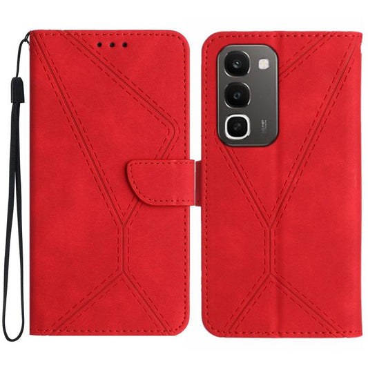Stitching Embossed Leather Phone Case, For Realme C100 4G, For Realme C83 5G, For Realme 16 Pro+ 5G, For Realme C85 5G, For Realme C85 Pro 4G, For Realme 15T 5G, For Realme 15 5G Global / 15 Pro 5G Global, For Realme C71 4G, For Realme C75 5G