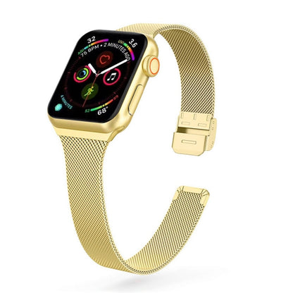 Milanese Stainless Steel Watchband, For Apple Watch Ultra 49mm / Series 8&7 45mm / SE 2&6&SE&5&4 44mm / 3&2&1 42mm, For Apple Watch Series 8&7 41mm / SE 2&6&SE&5&4 40mm / 3&2&1 38mm, For Apple Watch Series 7 45mm / 6 & SE & 5 & 4 44mm / 3 & 2 & 1 42mm�...