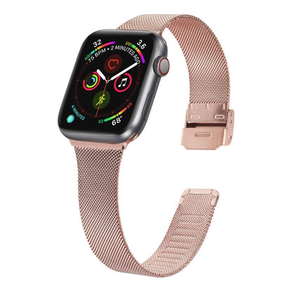 Milanese Stainless Steel Watchband, For Apple Watch Ultra 49mm / Series 8&7 45mm / SE 2&6&SE&5&4 44mm / 3&2&1 42mm, For Apple Watch Series 8&7 41mm / SE 2&6&SE&5&4 40mm / 3&2&1 38mm, For Apple Watch Series 7 45mm / 6 & SE & 5 & 4 44mm / 3 & 2 & 1 42mm ...