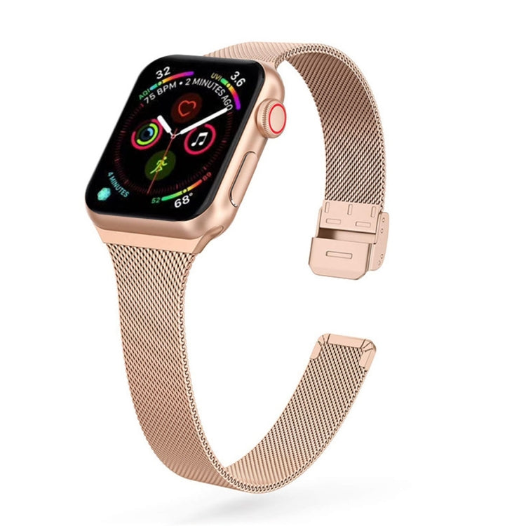 Milanese Stainless Steel Watchband, For Apple Watch Ultra 49mm / Series 8&7 45mm / SE 2&6&SE&5&4 44mm / 3&2&1 42mm, For Apple Watch Series 8&7 41mm / SE 2&6&SE&5&4 40mm / 3&2&1 38mm, For Apple Watch Series 7 45mm / 6 & SE & 5 & 4 44mm / 3 & 2 & 1 42mm ...
