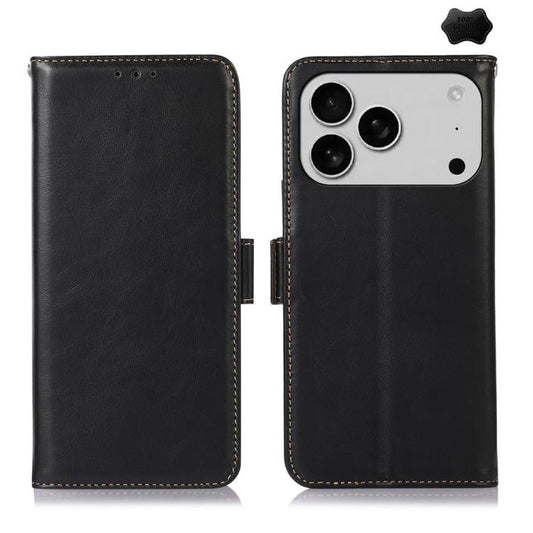 Crazy Horse Top Layer Cowhide Leather Phone Case, For iPhone 18 Pro / 17 Pro, For iPhone 18 Pro Max / 17 Pro Max, For iPhone 17, For iPhone 17 Air, For iPhone 16 Pro Max, For iPhone 16 Pro, For iPhone 16 Plus, For iPhone 16, For iPhone 15 Pro Max      ...