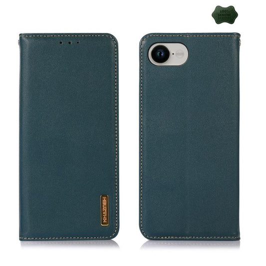 KHAZNEH Nappa Top Layer Cowhide Leather Phone Case, For iPhone 16e / 17e, For iPhone 18 Pro / 17 Pro, For iPhone 17 Pro Max, For iPhone 17 Pro, For iPhone 17, For iPhone Air, For iPhone 16e, For iPhone 16 Pro Max, For iPhone 16 Pro, For iPhone 16 Plus