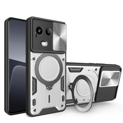 CD Texture Sliding Camshield Magnetic Holder Phone Case, For Realme P4 Power 5G, For Realme 16 Pro / 16 Pro+ 5G, For Realme 15x 5G, For Realme P3 5G / 14 5G Global, For Realme P3 Ultra 5G India, For Realme 14 Pro+ 5G, For Realme C75 4G / 14x 5G Global ...