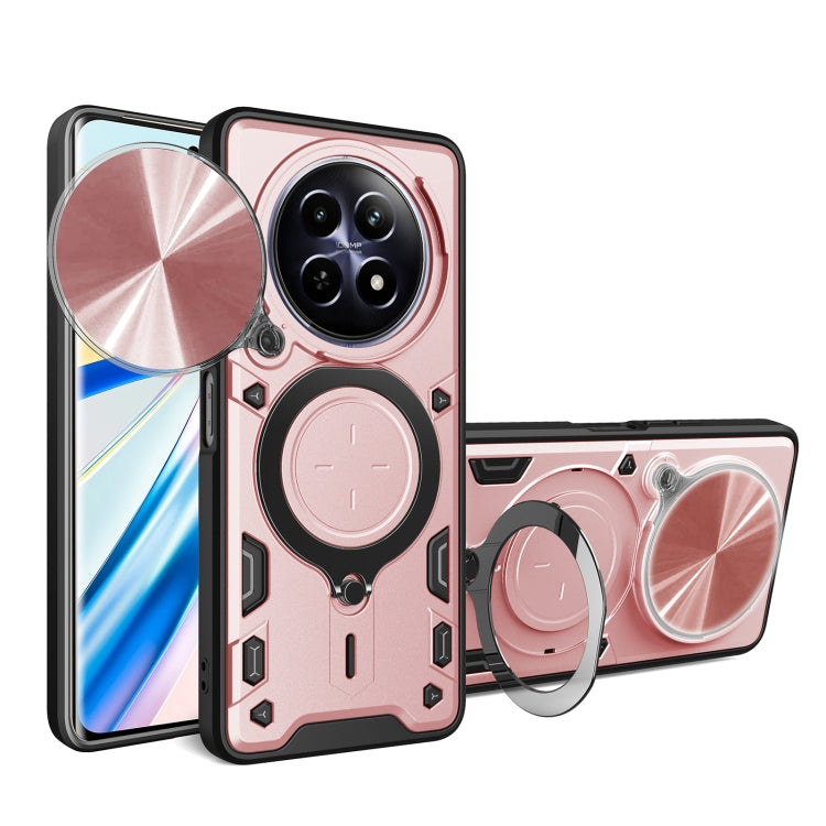 CD Texture Sliding Camshield Magnetic Holder Phone Case, For Realme P4 Power 5G, For Realme 16 Pro / 16 Pro+ 5G, For Realme 15x 5G, For Realme P3 5G / 14 5G Global, For Realme P3 Ultra 5G India, For Realme 14 Pro+ 5G, For Realme C75 4G / 14x 5G Global ...