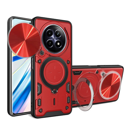 CD Texture Sliding Camshield Magnetic Holder Phone Case, For Realme P4 Power 5G, For Realme 16 Pro / 16 Pro+ 5G, For Realme 15x 5G, For Realme P3 5G / 14 5G Global, For Realme P3 Ultra 5G India, For Realme 14 Pro+ 5G, For Realme C75 4G / 14x 5G Global ...