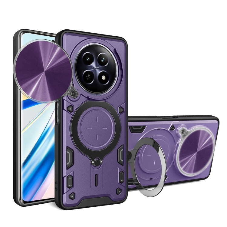 CD Texture Sliding Camshield Magnetic Holder Phone Case, For Realme P4 Power 5G, For Realme 16 Pro / 16 Pro+ 5G, For Realme 15x 5G, For Realme P3 5G / 14 5G Global, For Realme P3 Ultra 5G India, For Realme 14 Pro+ 5G, For Realme C75 4G / 14x 5G Global ...