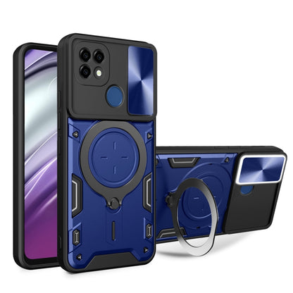 CD Texture Sliding Camshield Magnetic Holder Phone Case, For Realme C55 4G, For Realme GT3 5G, For Realme 10 Pro+ 5G, For Realme C35, For Realme C21 / C20 / C11 2021