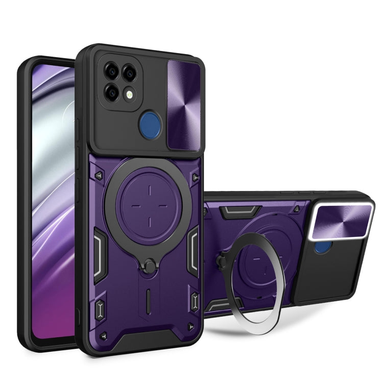 CD Texture Sliding Camshield Magnetic Holder Phone Case, For Realme C55 4G, For Realme GT3 5G, For Realme 10 Pro+ 5G, For Realme C35, For Realme C21 / C20 / C11 2021