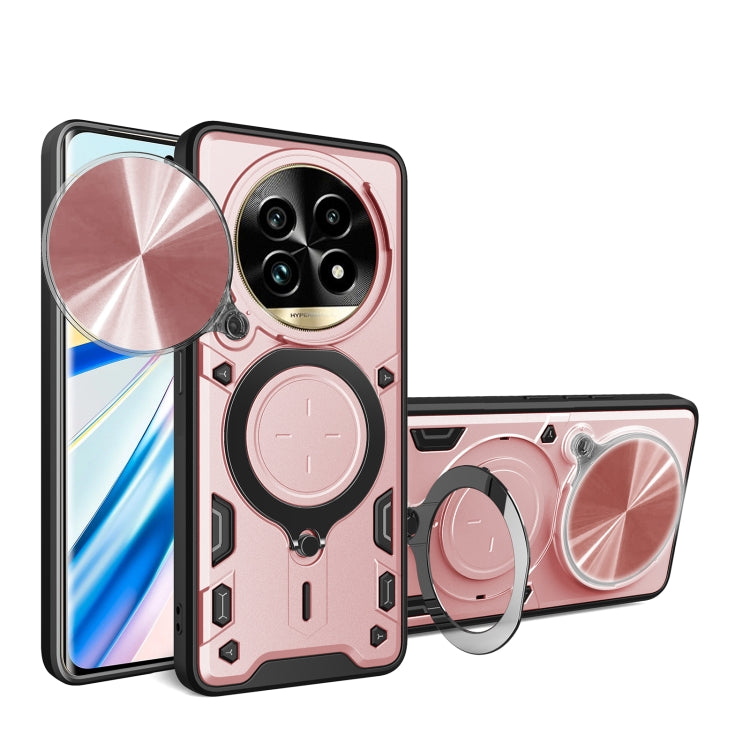 CD Texture Sliding Camshield Magnetic Holder Phone Case, For Realme P4 Power 5G, For Realme 16 Pro / 16 Pro+ 5G, For Realme 15x 5G, For Realme P3 5G / 14 5G Global, For Realme P3 Ultra 5G India, For Realme 14 Pro+ 5G, For Realme C75 4G / 14x 5G Global ...