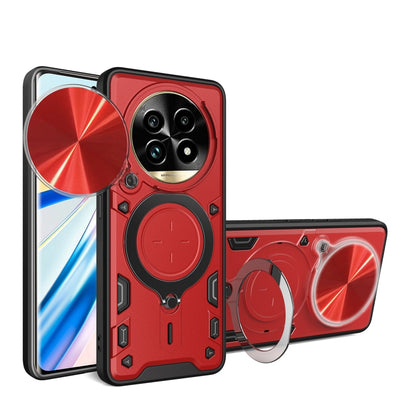CD Texture Sliding Camshield Magnetic Holder Phone Case, For Realme P4 Power 5G, For Realme 16 Pro / 16 Pro+ 5G, For Realme 15x 5G, For Realme P3 5G / 14 5G Global, For Realme P3 Ultra 5G India, For Realme 14 Pro+ 5G, For Realme C75 4G / 14x 5G Global ...