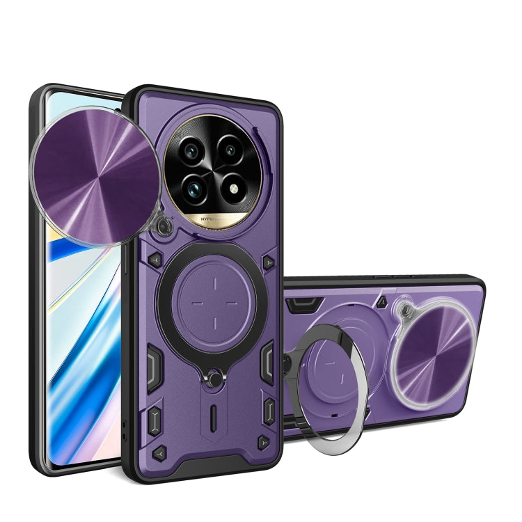 CD Texture Sliding Camshield Magnetic Holder Phone Case, For Realme P4 Power 5G, For Realme 16 Pro / 16 Pro+ 5G, For Realme 15x 5G, For Realme P3 5G / 14 5G Global, For Realme P3 Ultra 5G India, For Realme 14 Pro+ 5G, For Realme C75 4G / 14x 5G Global ...