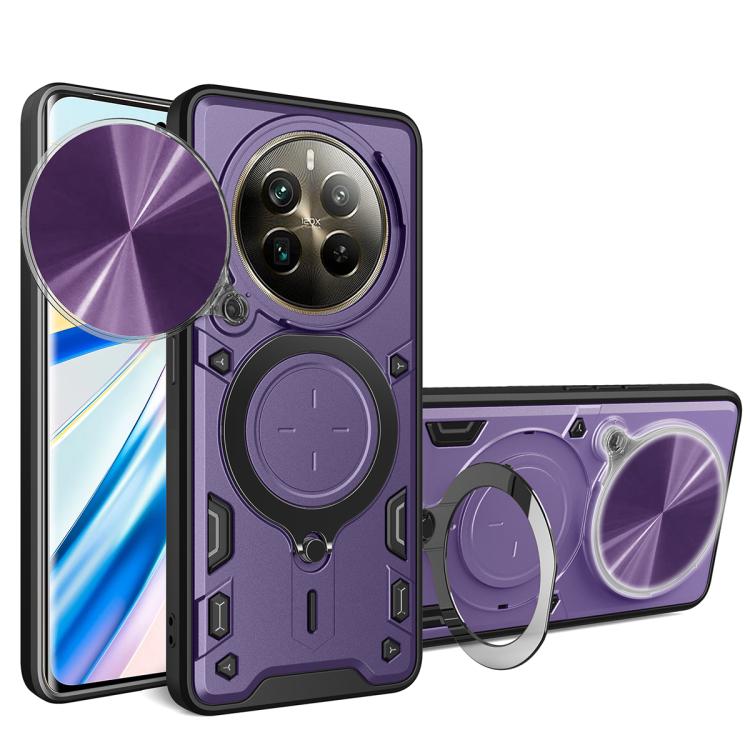 CD Texture Sliding Camshield Magnetic Holder Phone Case, For Realme P4 Power 5G, For Realme 16 Pro / 16 Pro+ 5G, For Realme 15x 5G, For Realme P3 5G / 14 5G Global, For Realme P3 Ultra 5G India, For Realme 14 Pro+ 5G, For Realme C75 4G / 14x 5G Global ...