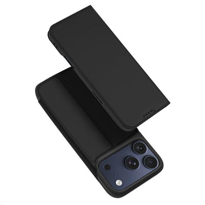 DUX DUCIS Skin Pro Series Flip Leather Phone Case, For iPhone 18 Pro, For iPhone 18 Pro Max, For iPhone 17e / 16e, For iPhone 17 Pro Max, For iPhone 17 Pro, For iPhone 17, For iPhone Air