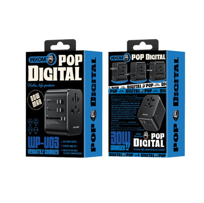 WK WP-U03 30W Multi Plug Travel Charger