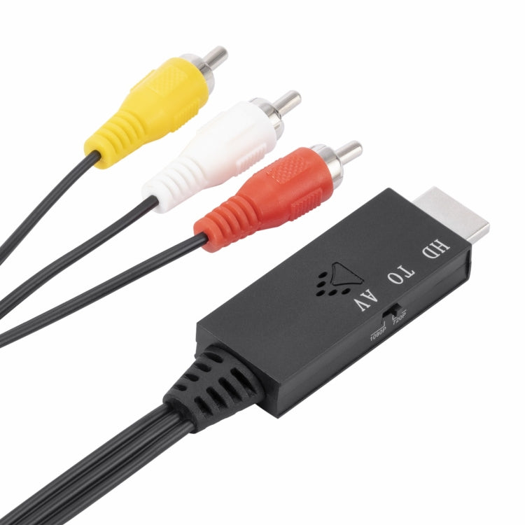 HDMI to AV 1080P HD Converter, Length: 1m