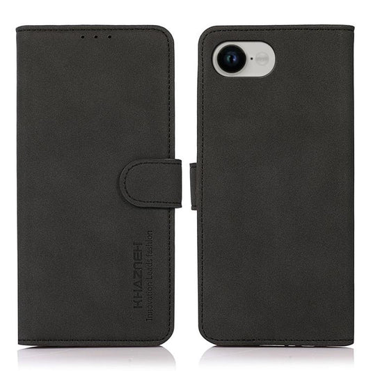 KHAZNEH Matte Texture Leather Phone Case, For iPhone 16e / 17e, For iPhone 17 Pro Max, For iPhone 17 Pro, For iPhone 17, For iPhone Air, For iPhone 16 Pro Max, For iPhone 16 Pro, For iPhone 16 Plus, For iPhone 16, For iPhone 15 Pro Max, For iPhone 15 P...