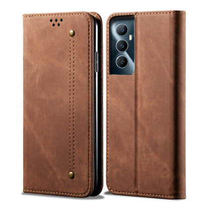 Denim Texture Flip Leather Phone Case, For Realme Note 60 4G / C61 4G, For Realme 13 Pro 5G Global, For Realme GT 6T 5G Global, For Realme GT 6 5G Global, For Realme C63 / C61, For Realme 12 Pro / 12 Pro+, For Realme GT5 Pro, For Realme 11 5G Global / ...