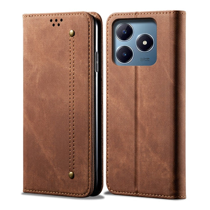 Denim Texture Flip Leather Phone Case, For Realme Note 60 4G / C61 4G, For Realme 13 Pro 5G Global, For Realme GT 6T 5G Global, For Realme GT 6 5G Global, For Realme C63 / C61, For Realme 12 Pro / 12 Pro+, For Realme GT5 Pro, For Realme 11 5G Global / ...