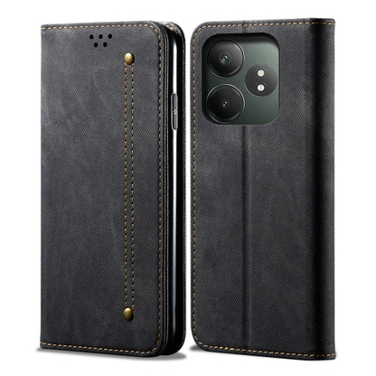 Denim Texture Flip Leather Phone Case, For Realme Note 60 4G / C61 4G, For Realme 13 Pro 5G Global, For Realme GT 6T 5G Global, For Realme GT 6 5G Global, For Realme C63 / C61, For Realme 12 Pro / 12 Pro+, For Realme GT5 Pro, For Realme 11 5G Global / ...