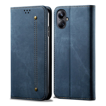 Denim Texture Flip Leather Phone Case, For Realme Note 60 4G / C61 4G, For Realme 13 Pro 5G Global, For Realme GT 6T 5G Global, For Realme GT 6 5G Global, For Realme C63 / C61, For Realme 12 Pro / 12 Pro+, For Realme GT5 Pro, For Realme 11 5G Global / ...