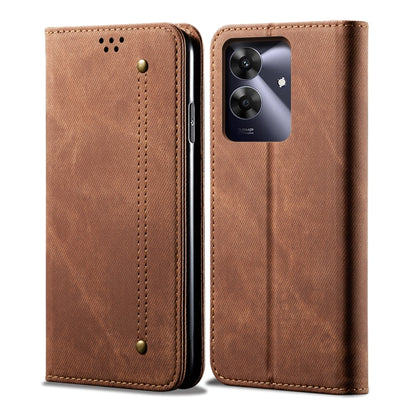 Denim Texture Flip Leather Phone Case, For Realme Note 60 4G / C61 4G, For Realme 13 Pro 5G Global, For Realme GT 6T 5G Global, For Realme GT 6 5G Global, For Realme C63 / C61, For Realme 12 Pro / 12 Pro+, For Realme GT5 Pro, For Realme 11 5G Global / ...