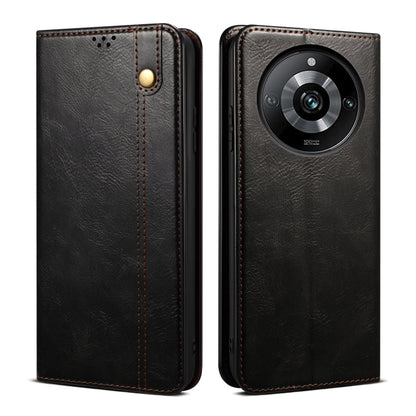 Oil Wax Crazy Horse Texture Leather Phone Case, For Realme 14 5G Global, For Realme P3 Pro, For Realme 14 Pro+ Global, For Realme 14 Pro Global, For Realme Note 60 4G / C61 4G, For Realme 13 Pro 5G Global, For Realme GT 6T 5G Global                    ...