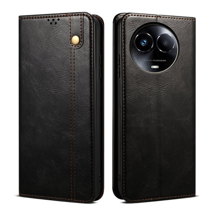 Oil Wax Crazy Horse Texture Leather Phone Case, For Realme 14 5G Global, For Realme P3 Pro, For Realme 14 Pro+ Global, For Realme 14 Pro Global, For Realme Note 60 4G / C61 4G, For Realme 13 Pro 5G Global, For Realme GT 6T 5G Global                    ...