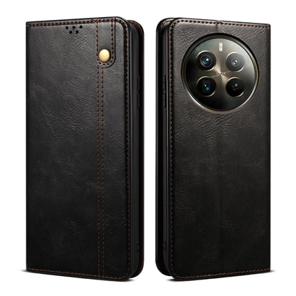 Oil Wax Crazy Horse Texture Leather Phone Case, For Realme 14 5G Global, For Realme P3 Pro, For Realme 14 Pro+ Global, For Realme 14 Pro Global, For Realme Note 60 4G / C61 4G, For Realme 13 Pro 5G Global, For Realme GT 6T 5G Global                    ...