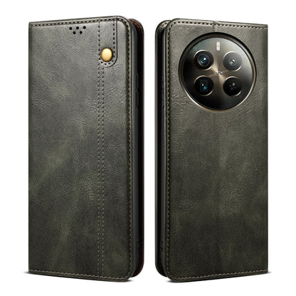 Oil Wax Crazy Horse Texture Leather Phone Case, For Realme 14 5G Global, For Realme P3 Pro, For Realme 14 Pro+ Global, For Realme 14 Pro Global, For Realme Note 60 4G / C61 4G, For Realme 13 Pro 5G Global, For Realme GT 6T 5G Global                    ...