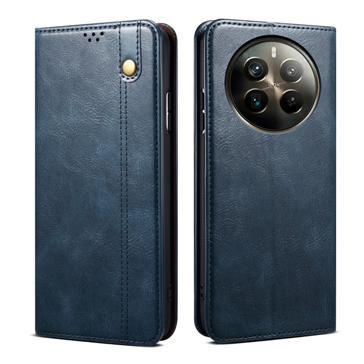 Oil Wax Crazy Horse Texture Leather Phone Case, For Realme 14 5G Global, For Realme P3 Pro, For Realme 14 Pro+ Global, For Realme 14 Pro Global, For Realme Note 60 4G / C61 4G, For Realme 13 Pro 5G Global, For Realme GT 6T 5G Global                    ...