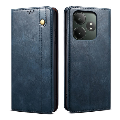 Oil Wax Crazy Horse Texture Leather Phone Case, For Realme 14 5G Global, For Realme P3 Pro, For Realme 14 Pro+ Global, For Realme 14 Pro Global, For Realme Note 60 4G / C61 4G, For Realme 13 Pro 5G Global, For Realme GT 6T 5G Global                    ...