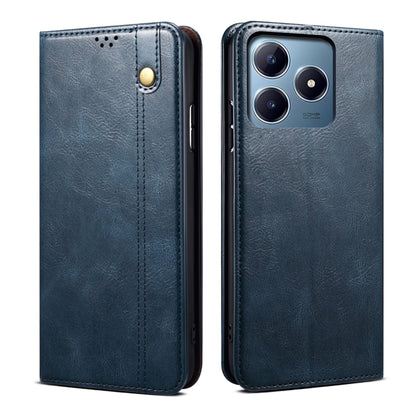 Oil Wax Crazy Horse Texture Leather Phone Case, For Realme 14 5G Global, For Realme P3 Pro, For Realme 14 Pro+ Global, For Realme 14 Pro Global, For Realme Note 60 4G / C61 4G, For Realme 13 Pro 5G Global, For Realme GT 6T 5G Global                    ...