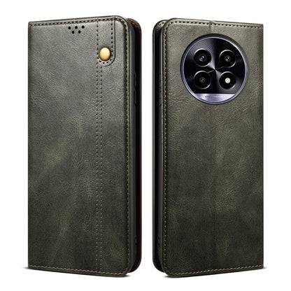 Oil Wax Crazy Horse Texture Leather Phone Case, For Realme 14 5G Global, For Realme P3 Pro, For Realme 14 Pro+ Global, For Realme 14 Pro Global, For Realme Note 60 4G / C61 4G, For Realme 13 Pro 5G Global, For Realme GT 6T 5G Global                    ...