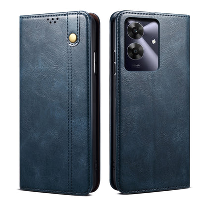 Oil Wax Crazy Horse Texture Leather Phone Case, For Realme 14 5G Global, For Realme P3 Pro, For Realme 14 Pro+ Global, For Realme 14 Pro Global, For Realme Note 60 4G / C61 4G, For Realme 13 Pro 5G Global, For Realme GT 6T 5G Global                    ...