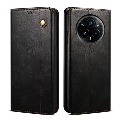 Oil Wax Crazy Horse Texture Leather Phone Case, For Realme 14 5G Global, For Realme P3 Pro, For Realme 14 Pro+ Global, For Realme 14 Pro Global, For Realme Note 60 4G / C61 4G, For Realme 13 Pro 5G Global, For Realme GT 6T 5G Global                    ...